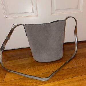 Banana Republic Suede Crossbody bucket bag